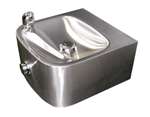 Lead Law Compliant Stainless Steel Single Wall Mount Drink Fountain