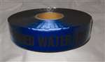 2 X 1000 FT Detectable Tape Blk/Blue Water