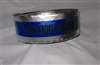3 X 1000 FT Detectable Tape Blk/Blue Water