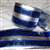 6 X 1000 FT Detectable Tape Blk/Blue Water