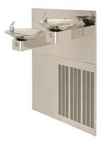 Lead Law Compliant Stainless Steel Double Wall Mount Electric Drink Fountain