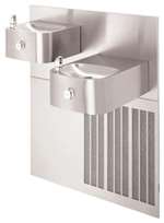Lead Law Compliant Stainless Steel Double Wall Mount Electric Drink Fountain