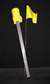 Wire Flag 21 Yellow 100 Pack