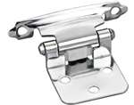 Flush Hinge 1 PR With SCRW & Pad Polished Chrome