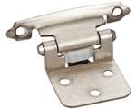Flush Hinge 1 PR With SCRW & Pad Satin Nickel