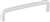 4-1/8 STL Wire Cabinet Pull 2 SCRW White
