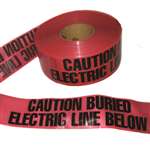 3 X 1000 Underground Blk/Red Buried Electric LINE