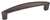 4-3/8 Cabinet Pull With Rope Trim ORBR