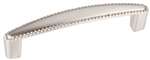 4-3/8 Cabinet Pull With Rope Trim Satin Nickel