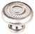 1-1/4 DIA Cabinet Knob With SCRW Satin Nickel