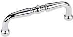 3-3/8 TURN Cabinet Pull Three Hole With 2 SCRW Polished Chrome
