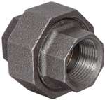 Not For Potable Use 4 Black MI 150# Brass GJ Union