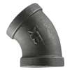 1/2 Black MI 150# 45 Elbow