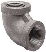 3 Black MI 150# 90 Elbow