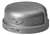 3/8 Black MI 150# Cap