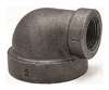 1-1/4 X 1 Black CI 125# 90 Elbow