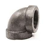 2-1/2 Black CI 125# 90 Elbow
