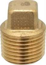 Lead Law Compliant 3/4 Brass Square HD SLD Plug