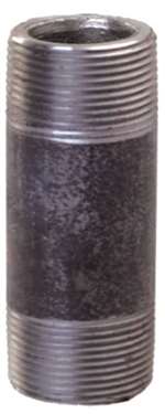 4 X 3-1/2 Black Steel Nipple