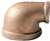 Lead Law Compliant 1/2 X 3/8 Brass 90 Elbow