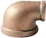 Lead Law Compliant 2-1/2 X 2 Brass 90 Elbow