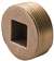 Lead Law Compliant 1-1/4 Brass Cored Plug