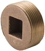 Lead Law Compliant 2 Brass Square HD Cored Plug