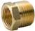 Lead Law Compliant 4 X 3 Brass Barstock HEX Bushing