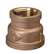 Lead Law Compliant 1/2 X 1/8 Brass Reducer Coupling