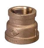 Lead Law Compliant 1-1/2 X 1-1/4 Brass Reducer Coupling