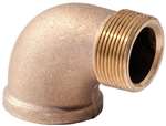 Lead Law Compliant 1/2 Brass ST 90 Elbow