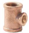 Lead Law Compliant 1/2 X 1/2 X 1/4 Brass Reducer Tee