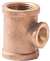 Lead Law Compliant 3/4 X 1/2 X 3/4 Brass Reducer Tee
