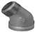 1/2 Black MI 150# ST 45 Elbow
