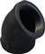 1-1/2 Black MI 150# ST 45 Elbow