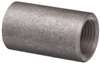 1 Black Steel Coupling Straight