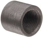 6 Black Steel HALF Coupling TPRD