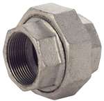 Lead Law Compliant 3/8 Galvanized Malleable Iron 150 # Brass GJ Union