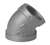 1 Galvanized Malleable Iron 150 # 45 Elbow
