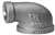 1-1/4 X 1/2 Galvanized Malleable Iron 150 # 90 Elbow