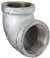 1-1/4 X 3/4 Galvanized Malleable Iron 150 # 90 Elbow