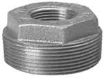 2-1/2 X 1-1/4 Galvanized Malleable Iron Bushing