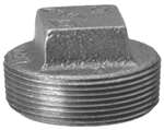 6 Galvanized Malleable Iron Cored Plug