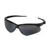Black / Smoke Nemesis Safety Glasses With Cord