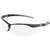 Nemesis Black Rx 1.5 Safety Glasses Clear Lens