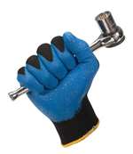 Purple Nitrile Foam Coated Gloves Size 10 Pair