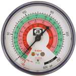 2-1/2 Compound Steel Case PRES Gauge