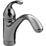 Lead Law Compliant 1 Handle Lever Kitchen Faucet Forte Polished Chrome