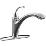 Lead Law Compliant Single Control Pullout Kit Faucet Forte Polished Chrome