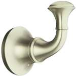 Traditional Robe Hook Forte Brushed Nickel